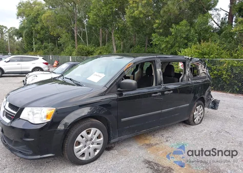 2015 Dodge Grand Caravan Se/Sxt из США, поврежденный, VIN 2C4RDGBG1FR723207